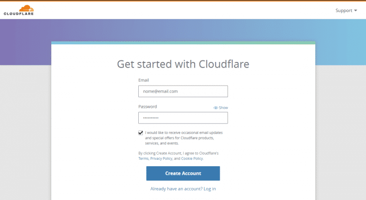 Configurar Cloudflare